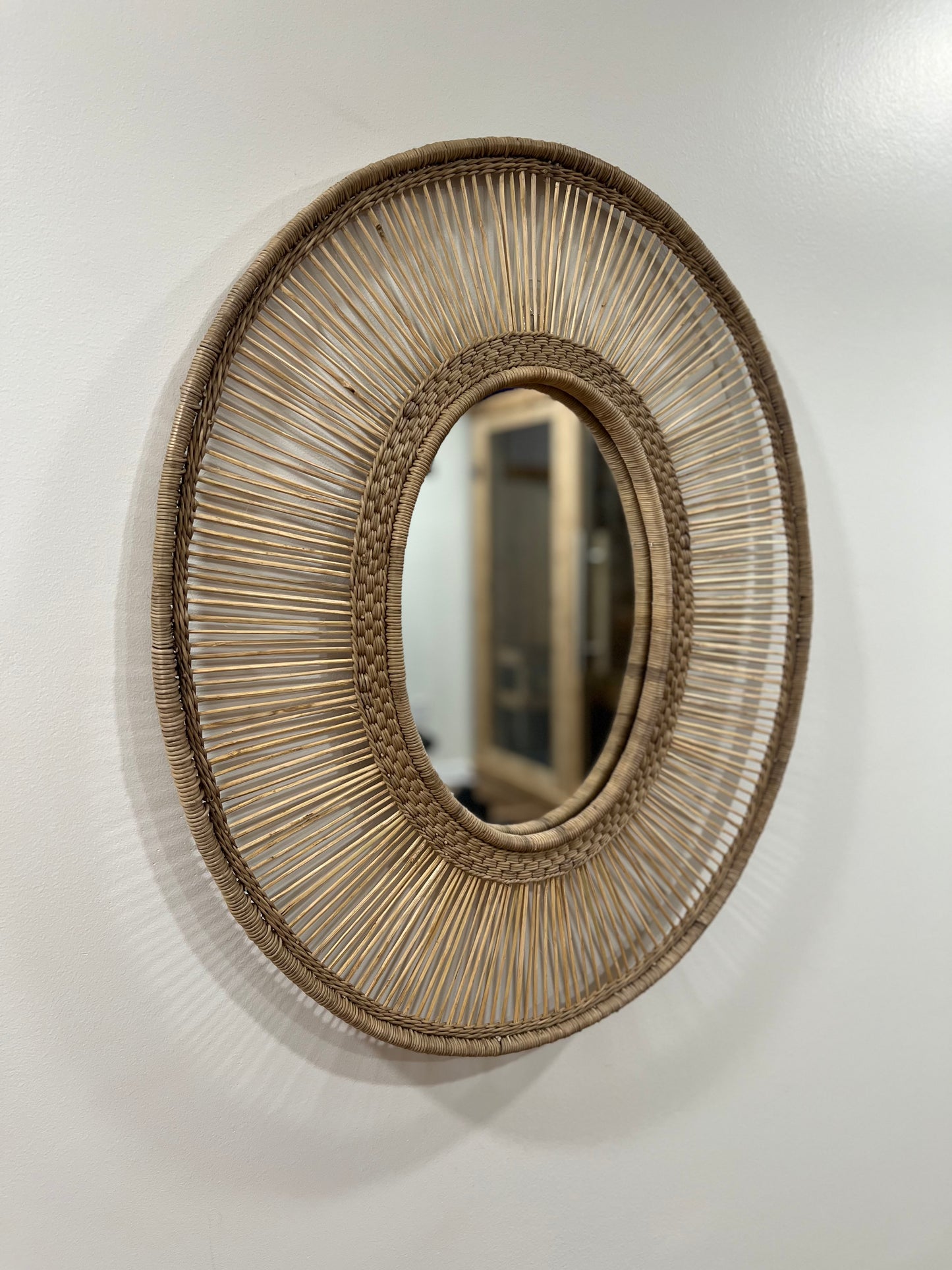 Rattan Mirror frame- Oval