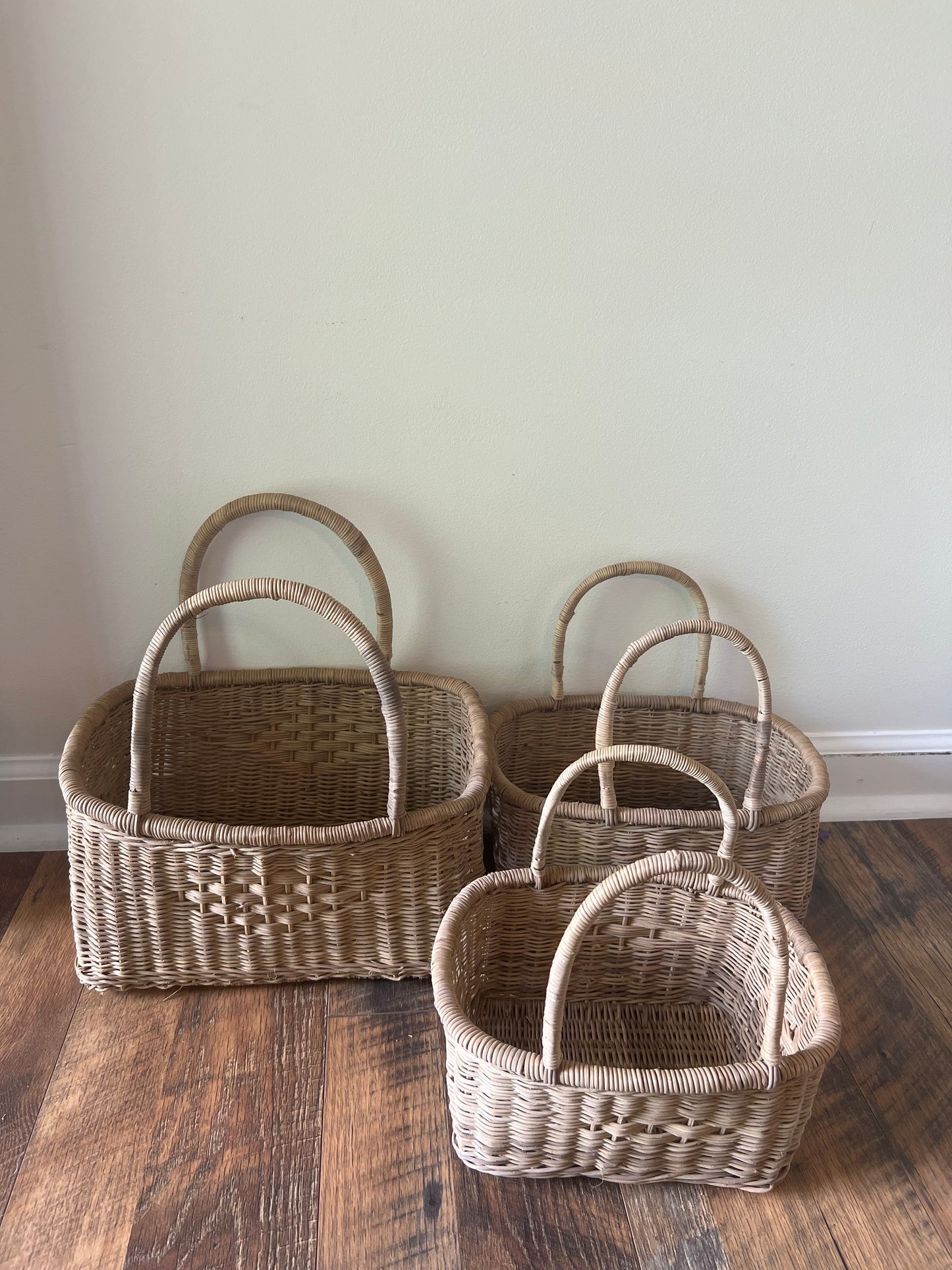 Rattan Picnic Basket Set