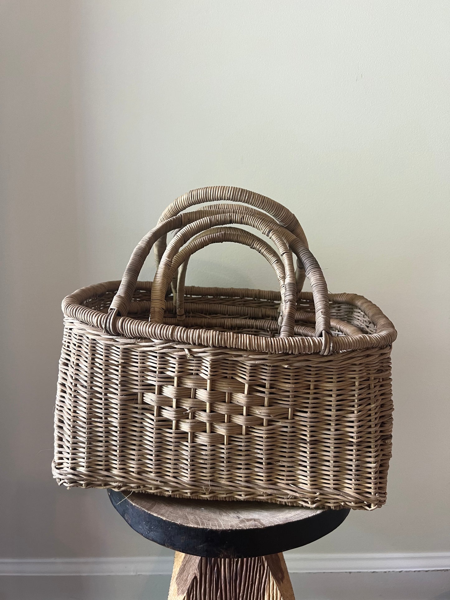 Rattan Picnic Basket Set