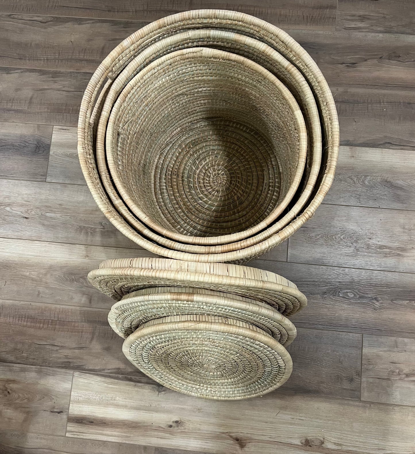 Palm Decorative Storage Basket Set- TN Delivery only
