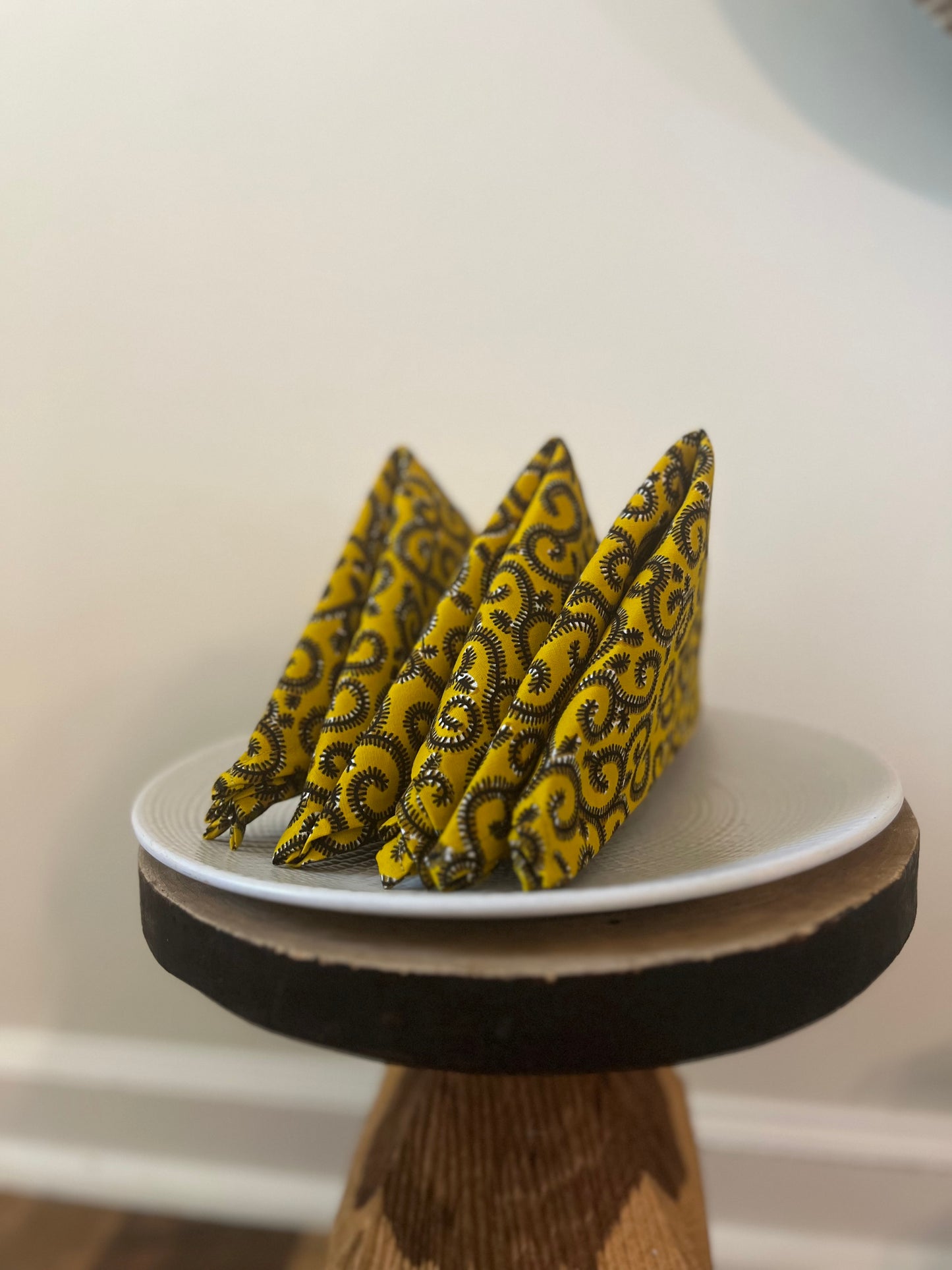 African print napkin set