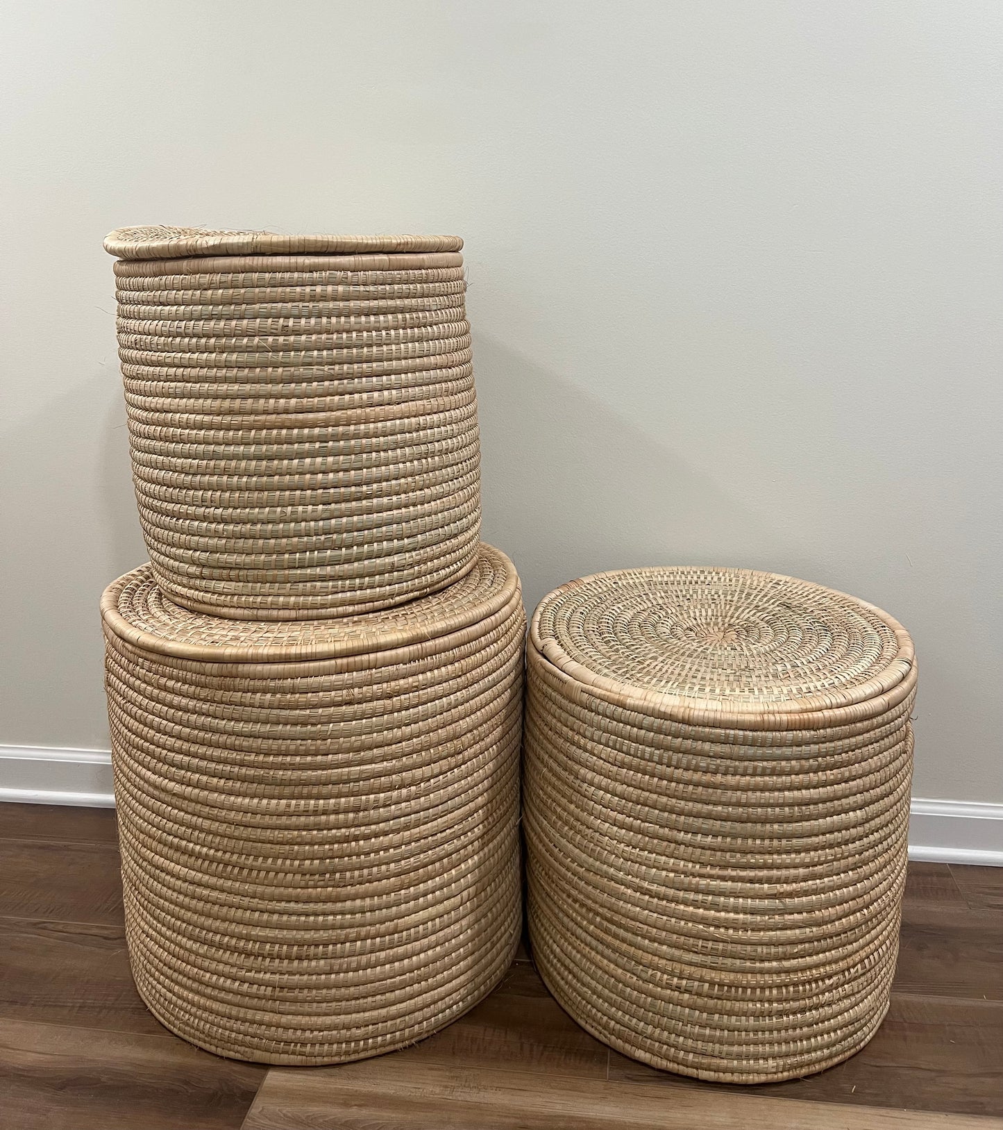 Palm Decorative Storage Basket Set- TN Delivery only