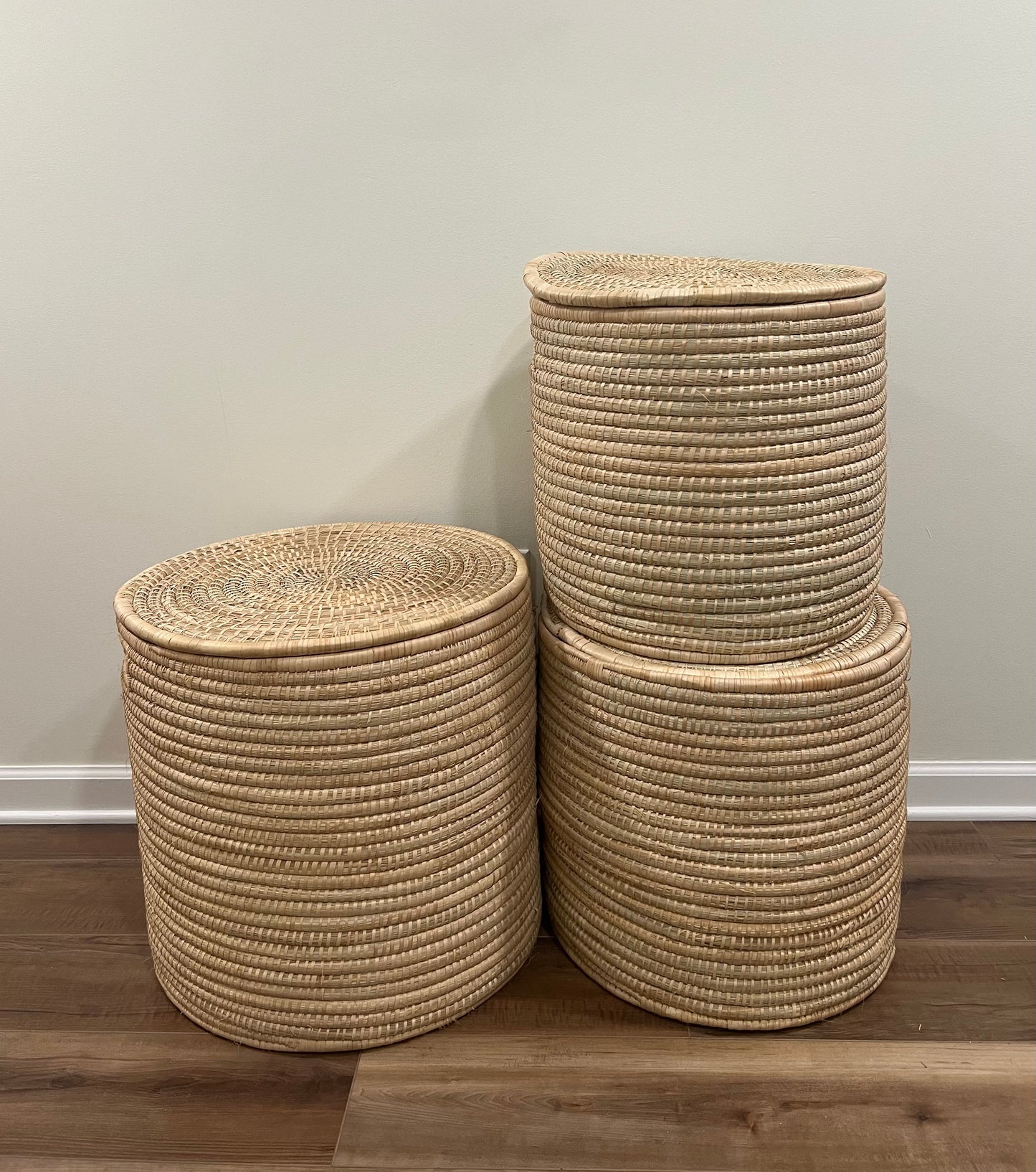 Palm Decorative Storage Basket Set- TN Delivery only