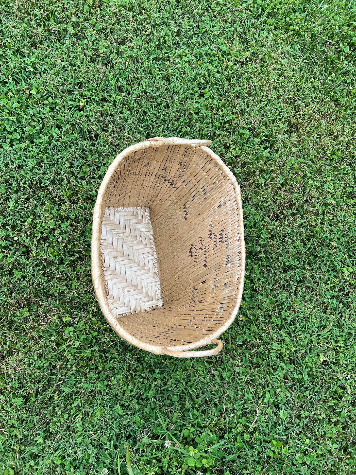 Side Handle Basket-champagne gold