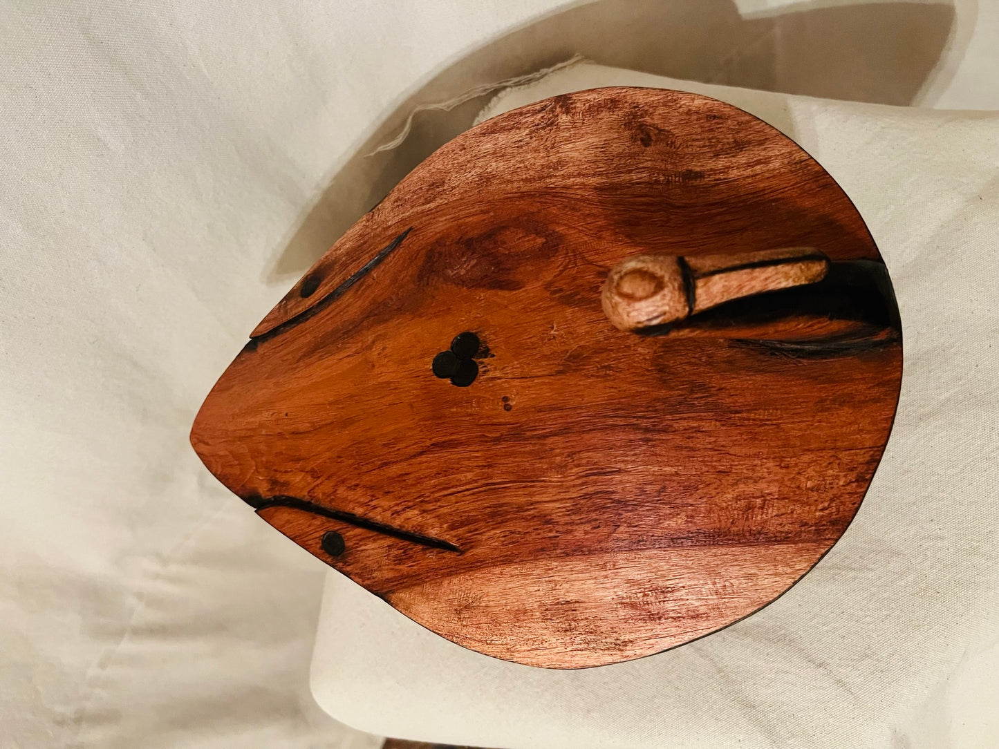 Lozi wood bowl - Bird design