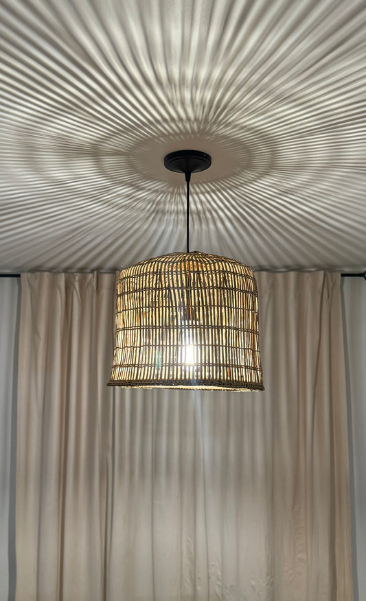 Lozi Fish Trap Pendant Basket (light fixture not included)