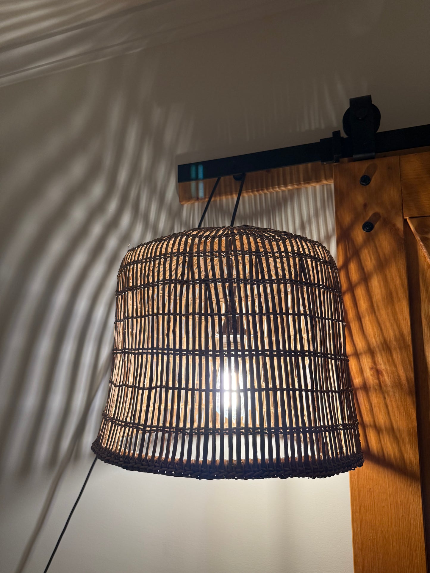 Lozi Fish Trap Pendant Basket (light fixture not included)