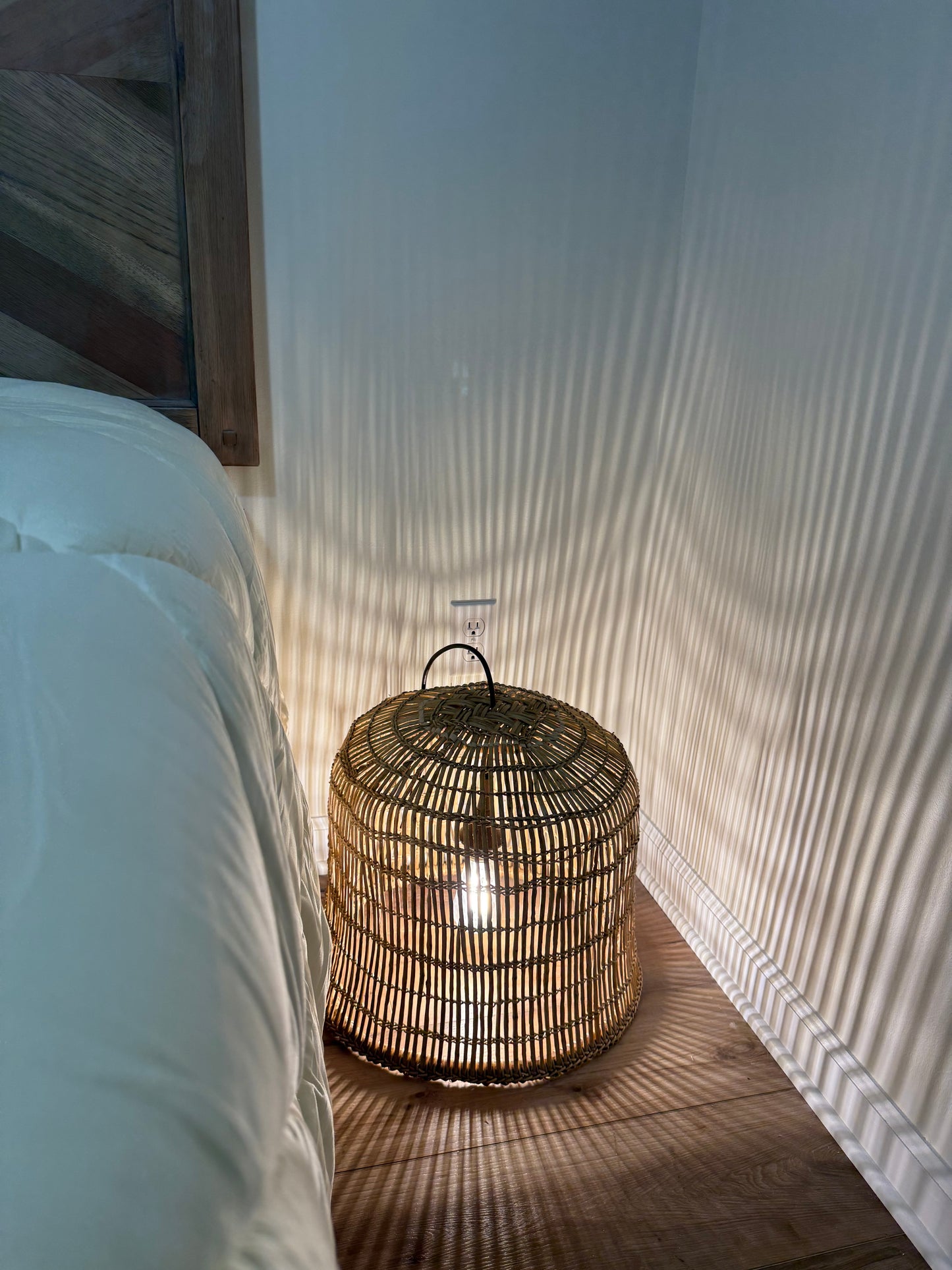 Lozi Fish Trap Pendant Basket (light fixture not included)